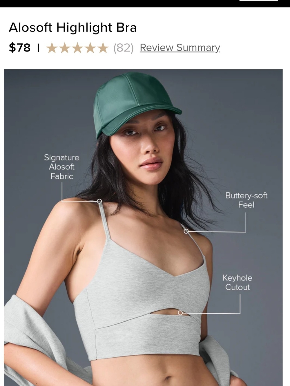 Alo Soft Highlight Bra - Picture 2 of 5